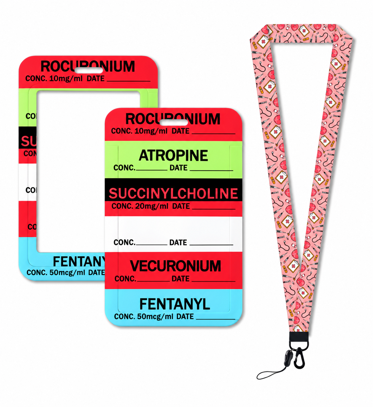 medication card holder with strap Zuena