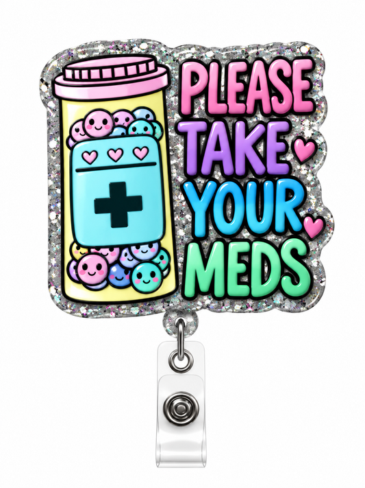 Acrylic Reel-Please take your meds Zuena
