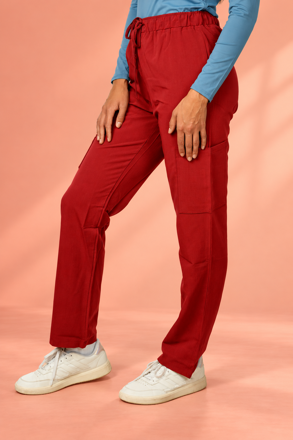 Zuena Crimson Maple Straight pants Zuena