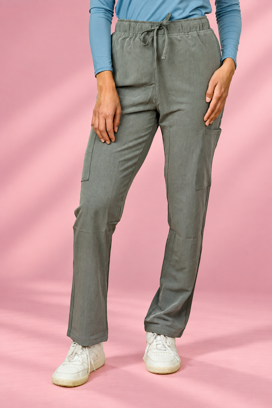 Zuena River stone Straight pants Zuena