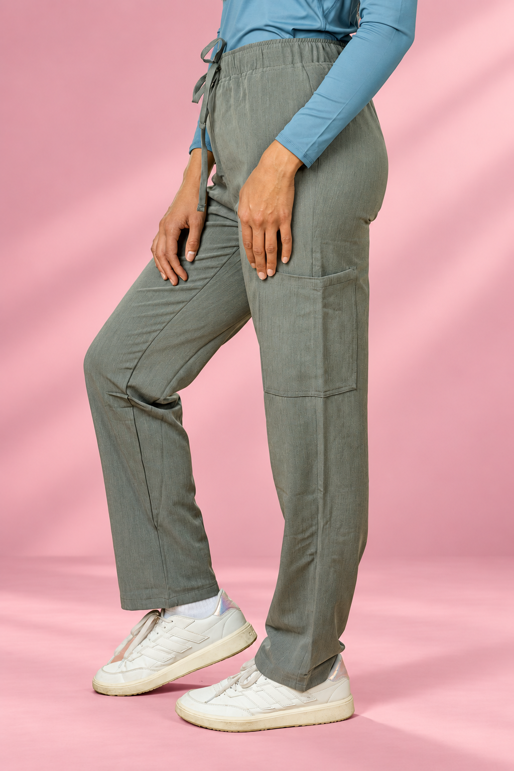 Zuena River stone Straight pants Zuena