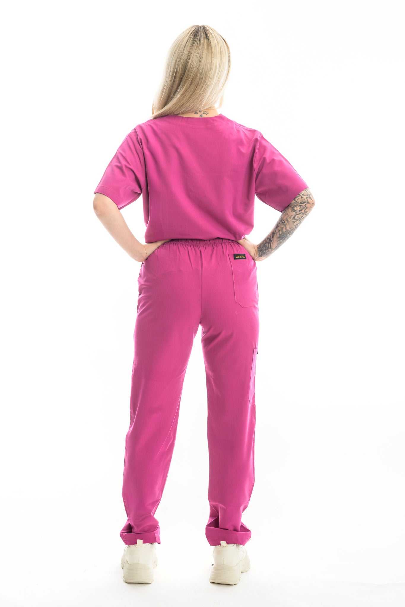 Rose Petal Scrubs Set - comfortable, durable scrub uniforms for healthcare professionals.